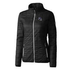 Minnesota Vikings Cutter & Buck Women's Helmet Logo Rainier PrimaLoft Eco Insulated Full-Zip Puffer Jacket | NFL On sale