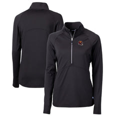 Washington Commanders Cutter & Buck Women's Helmet Logo Adapt Eco Knit Stretch Recycled Half-Zip Pullover Top | NFL Near me