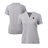 Jacksonville Jaguars Cutter & Buck Women's Helmet Logo DryTec Forge Stretch V-Neck Blade Top | NFL Sale