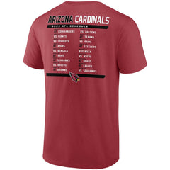 Arizona Cardinals Two-Pack 2023 Schedule T-Shirt Combo Set | NFL Hot