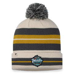 Vegas Golden Knights Fanatics 2024 NHL Winter Classic Cuffed Knit Hat with Pom - NHL Hats