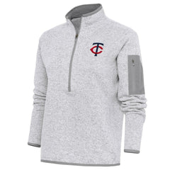 Minnesota Twins Antigua Women's Fortune Quarter-Zip Pullover Jacket - MLB Jackets