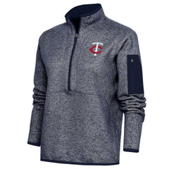 Minnesota Twins Antigua Women's Fortune Quarter-Zip Pullover Jacket - MLB Jackets