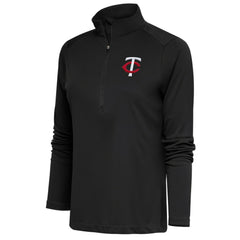 Minnesota Twins Antigua Women's Tribute Half-Zip Pullover Top - MLB Pullover