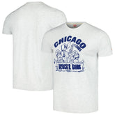 Chicago Cubs Homage Bleacher Bums Hyper Local Tri-Blend T-Shirt - MLB T-shirts