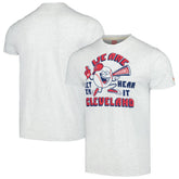 Cleveland Guardians Homage Doodle Collection We Are Cleveland Tri-Blend T-Shirt - MLB T-shirts