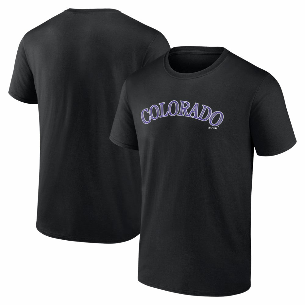 Colorado Rockies Logo Athletic Wordmark T-Shirt - MLB T-shirts