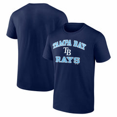 Tampa Bay Rays Logo Athletic Heart and Soul T-Shirt - MLB T-shirts