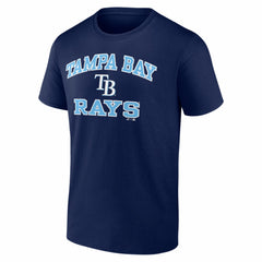 Tampa Bay Rays Logo Athletic Heart and Soul T-Shirt - MLB T-shirts