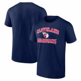 Cleveland Guardians Logo Athletic Heart and Soul T-Shirt - MLB T-shirts