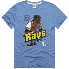 Tampa Bay Rays Homage x Topps Tri-Blend T-Shirt - MLB T-shirts