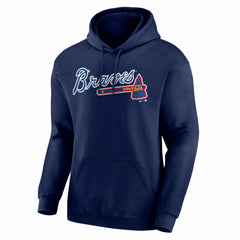Atlanta Braves Logo Athletic Wordmark Hoodie - MLB Hoodies