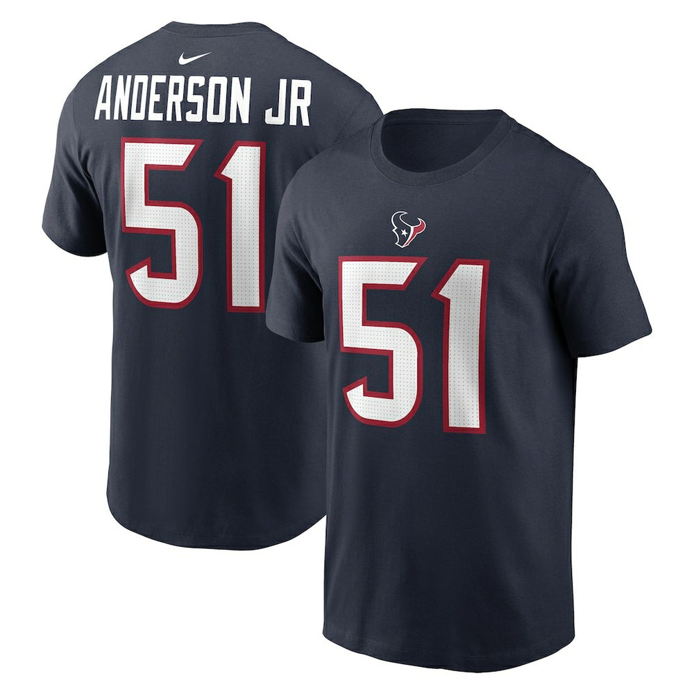 Houston Texans Will Anderson Jr. Player Name & Number T-Shirt | NFL New