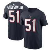 Houston Texans Will Anderson Jr. Player Name & Number T-Shirt | NFL New