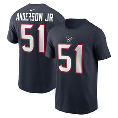 Houston Texans Will Anderson Jr. Player Name & Number T-Shirt | NFL New