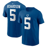Indianapolis Colts Anthony Richardson Player Name & Number T-Shirt | NFL Near me