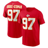 Kansas City Chiefs Felix Anudike-Uzomah Player Name & Number T-Shirt | NFL Online