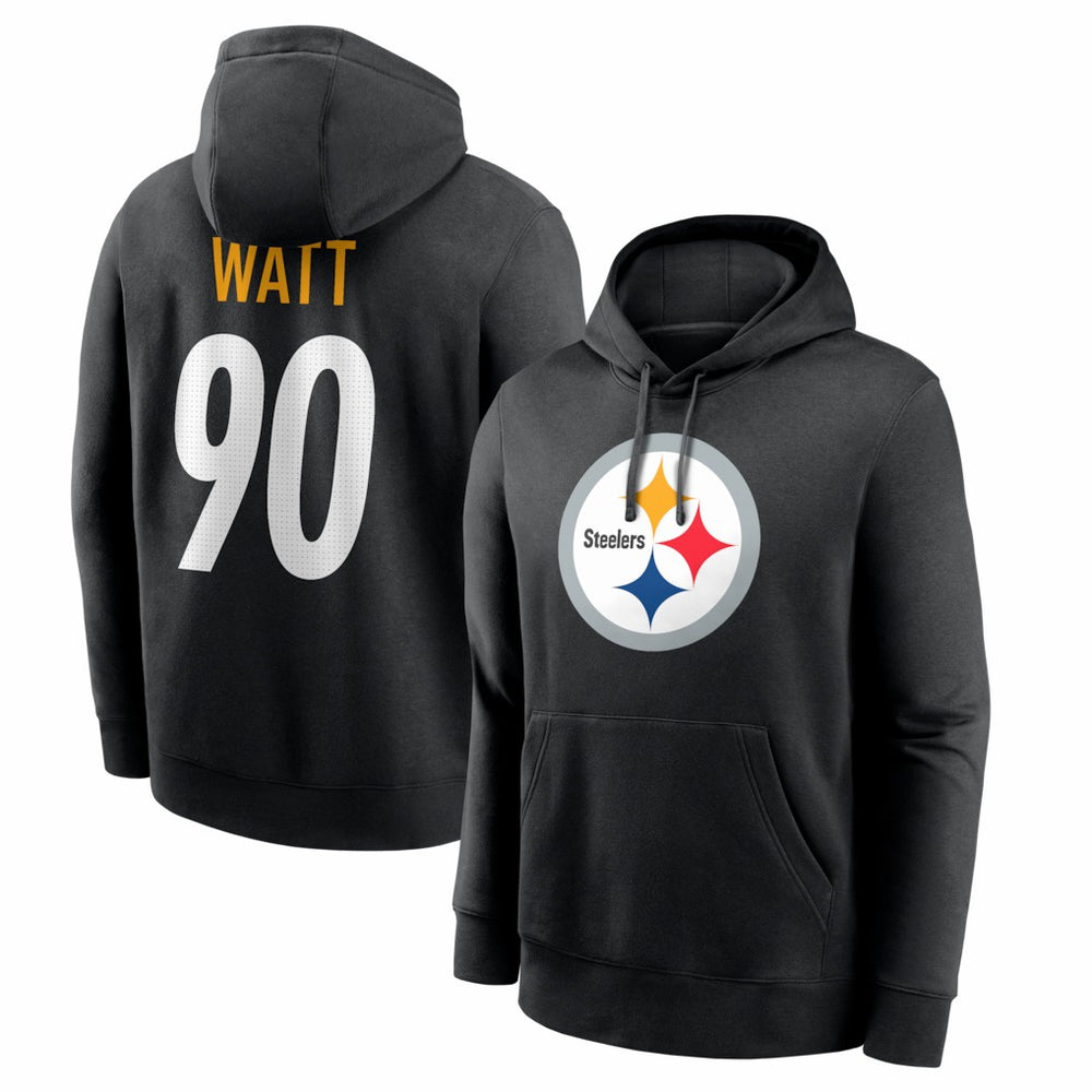 Pittsburgh Steelers T.J. Watt Name & Number Fleece Hoodie | NFL Outlet