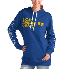 Los Angeles Rams G-III 4Her by Carl Banks Women's Extra Inning Pullover Hoodie | NFL Online