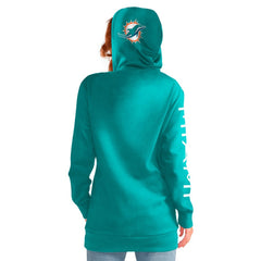 Miami Dolphins G-III 4Her by Carl Banks Women's Extra Inning Pullover Hoodie | NFL Outlet
