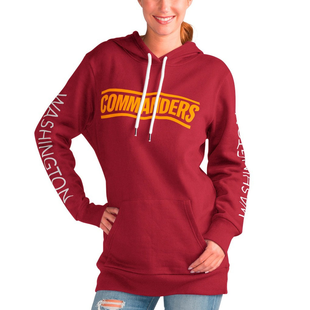 Washington Commanders G-III 4Her by Carl Banks Women's Extra Inning Pullover Hoodie | NFL Online