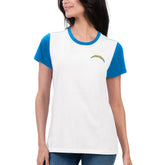 Los Angeles Chargers G-III 4Her by Carl Banks Women's Fashion Illustration T-Shirt | NFL Outlet