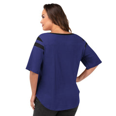 Baltimore Ravens G-III 4Her by Carl Banks Women's Plus Size Linebacker T-Shirt | NFL Sale