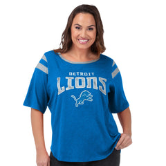 Detroit Lions G-III 4Her by Carl Banks Women's Plus Size Linebacker T-Shirt | NFL US