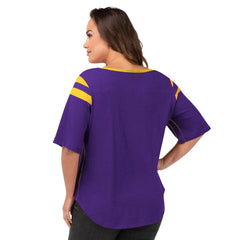 Minnesota Vikings G-III 4Her by Carl Banks Women's Plus Size Linebacker T-Shirt | NFL US
