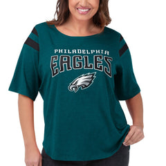 Philadelphia Eagles G-III 4Her by Carl Banks Women's Plus Size Linebacker T-Shirt | NFL On sale