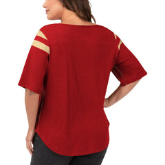 San Francisco 49ers G-III 4Her by Carl Banks Women's Plus Size Linebacker T-Shirt | NFL Hot