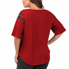 Tampa Bay Buccaneers G-III 4Her by Carl Banks Women's Plus Size Linebacker T-Shirt | NFL Hot