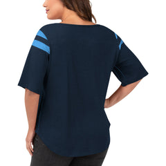 Tennessee Titans G-III 4Her by Carl Banks Women's Plus Size Linebacker T-Shirt | NFL US