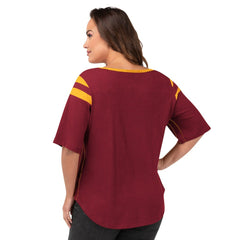 Washington Commanders G-III 4Her by Carl Banks Women's Plus Size Linebacker T-Shirt | NFL On sale