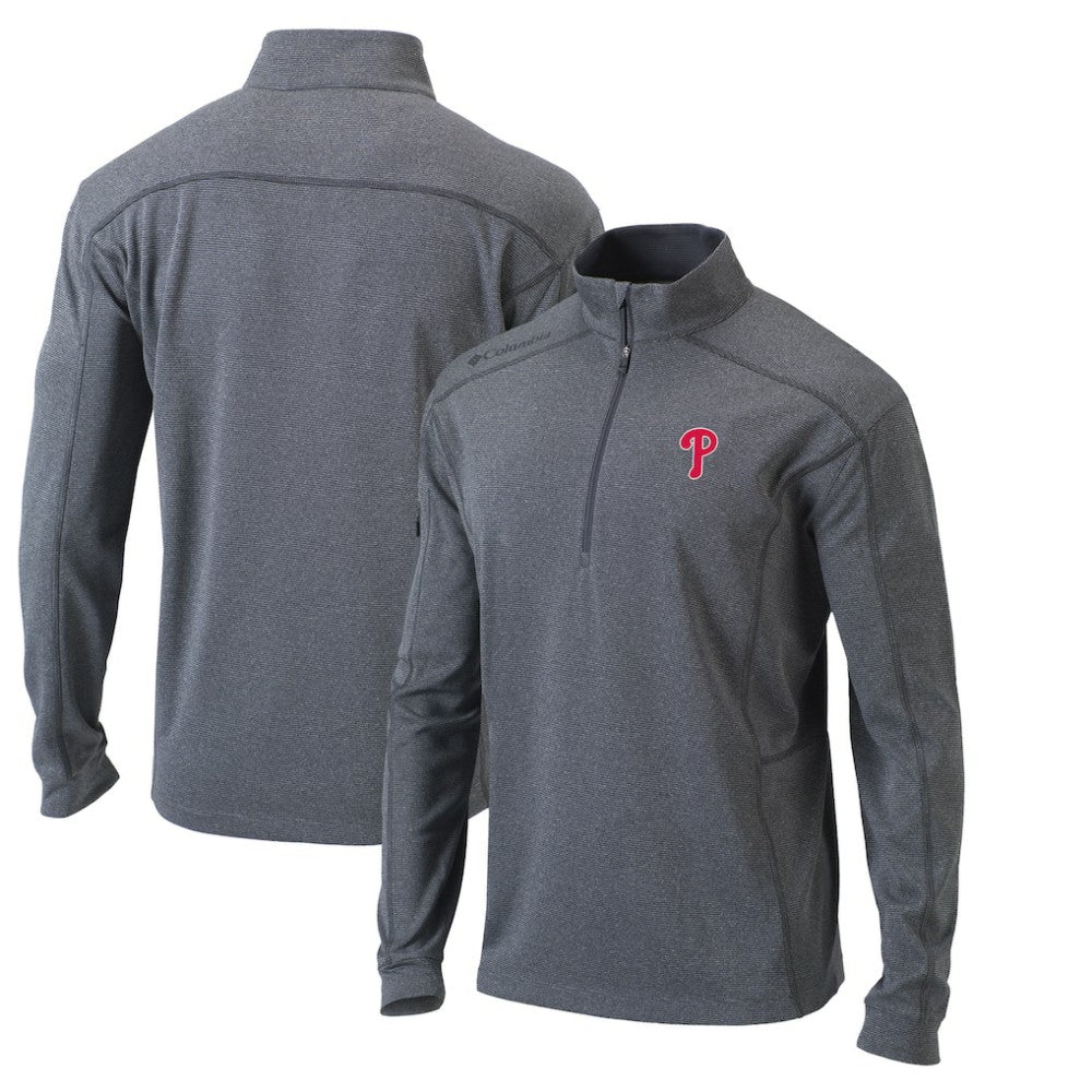Philadelphia Phillies Columbia Omni-Wick Shotgun Quarter-Zip Pullover Top - MLB Pullover