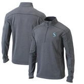 Seattle Mariners Columbia Omni-Wick Shotgun Quarter-Zip Pullover Top - MLB Pullover