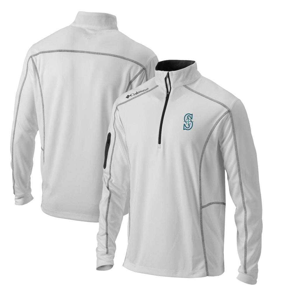Seattle Mariners Columbia Omni-Wick Shotgun Quarter-Zip Pullover Top - MLB Pullover