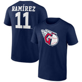 Jose Ramirez Cleveland Guardians Player Icon Name & Number T-Shirt - MLB T-shirts