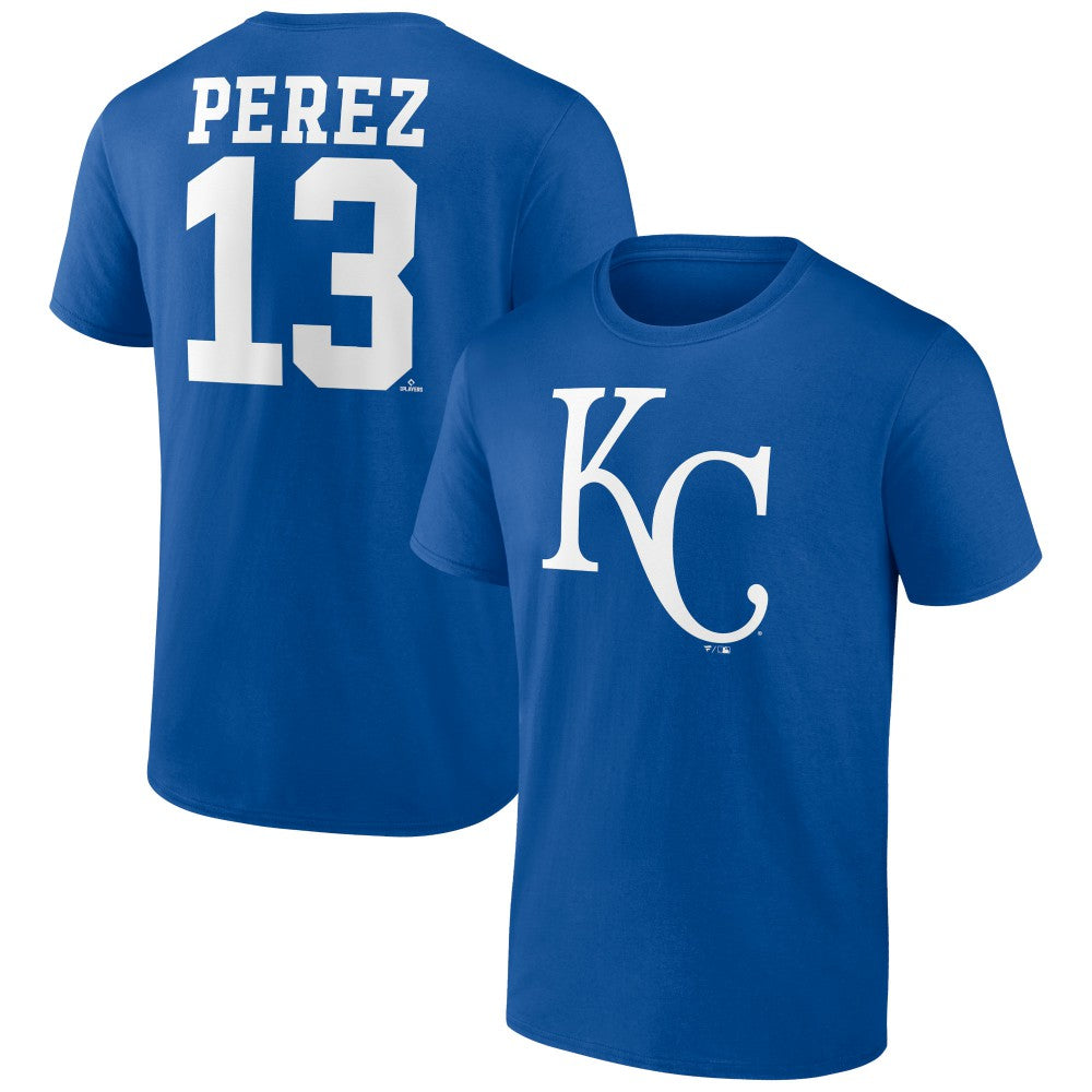 Salvador Perez Kansas City Royals Player Icon Name & Number T-Shirt - MLB T-shirts