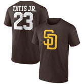 Fernando Tatis Jr. San Diego Padres Player Icon Name & Number T-Shirt - MLB T-shirts