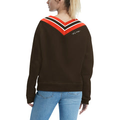Cleveland Browns Tommy Hilfiger Women's Heidi Raglan V-Neck Sweater | NFL Near me