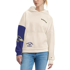 Baltimore Ravens Tommy Hilfiger Women's Harriet Pullover Hoodie | NFL Discount