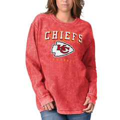 Kansas City Chiefs G-III 4Her by Carl Banks Women's Comfy Cord Pullover Sweatshirt | NFL US