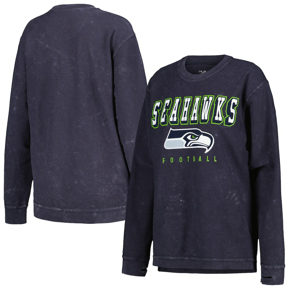 Seattle Seahawks G-III 4Her by Carl Banks Women's Comfy Cord Pullover Sweatshirt | NFL On sale