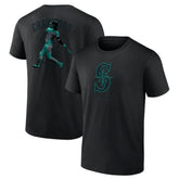 J.P. Crawford Seattle Mariners Double Play Name & Number T-Shirt - MLB T-shirts