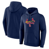 St. Louis Cardinals Team Lockup Pullover Hoodie - MLB Hoodies