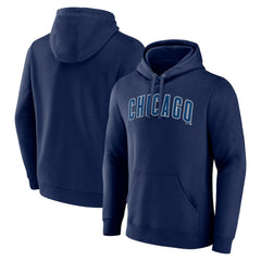 Chicago Cubs Official Wordmark Pullover Hoodie - MLB Hoodies