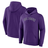 Colorado Rockies Official Wordmark Pullover Hoodie - MLB Hoodies