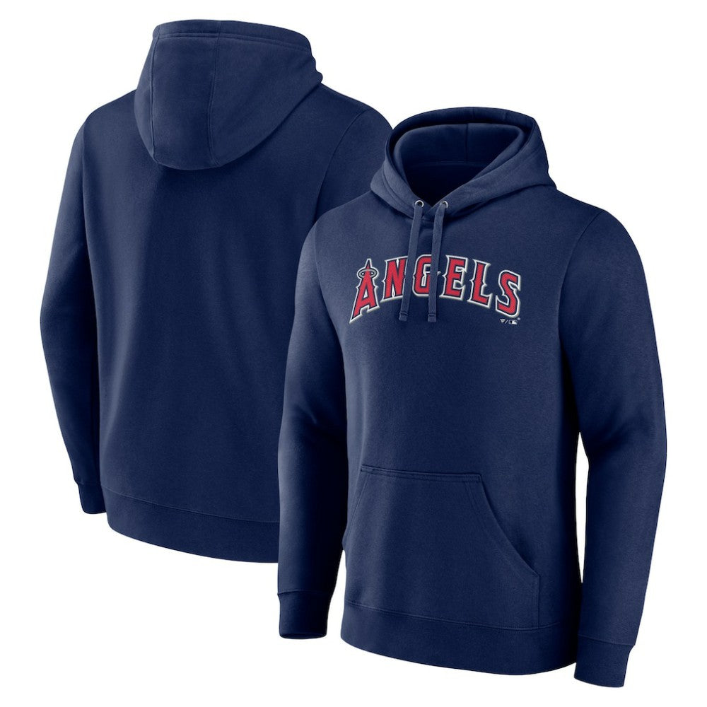 Los Angeles Angels Official Wordmark Pullover Hoodie - MLB Hoodies