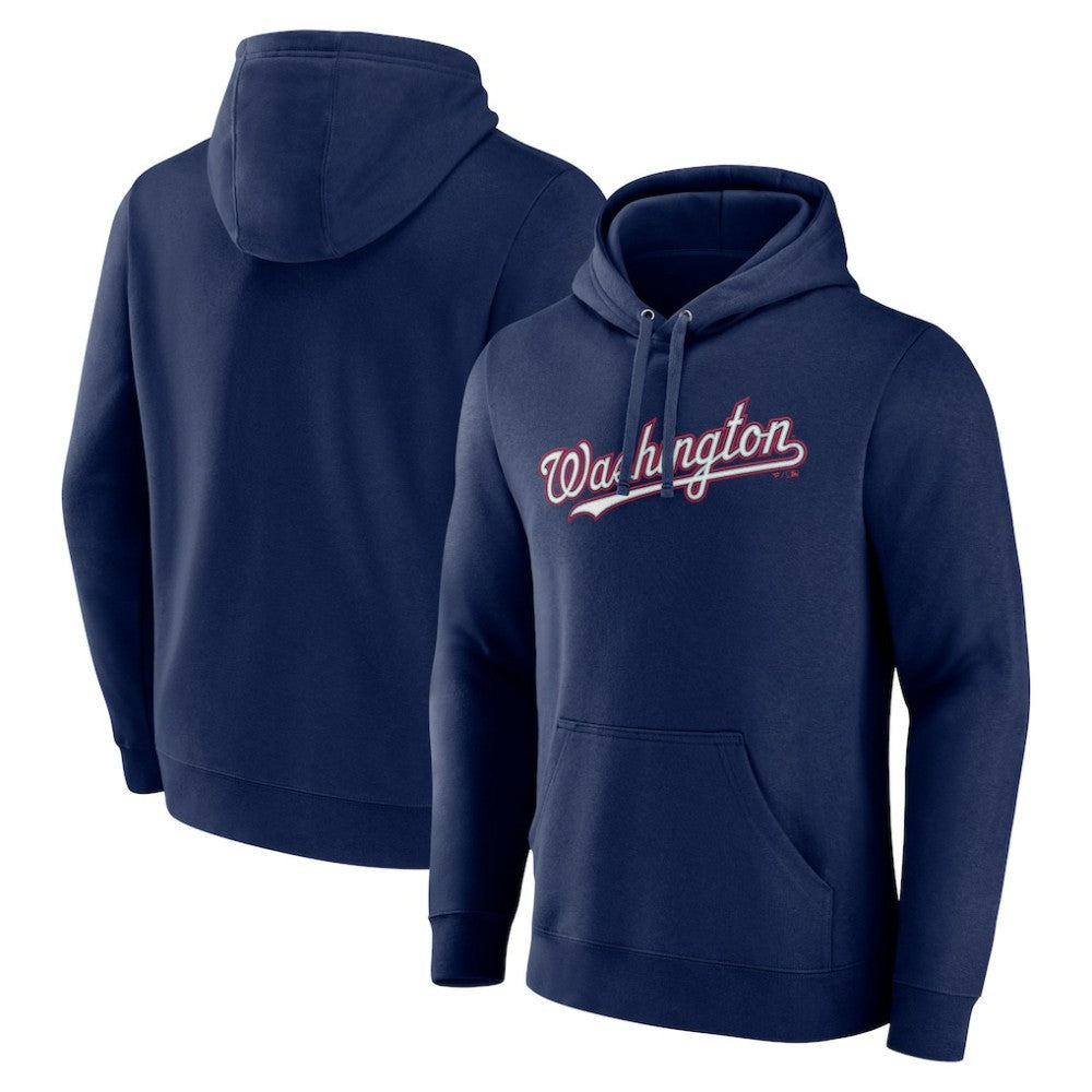Washington Nationals Official Wordmark Pullover Hoodie - MLB Hoodies